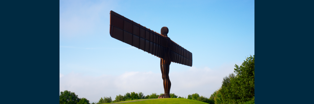 The Angel of the North in Gateshead