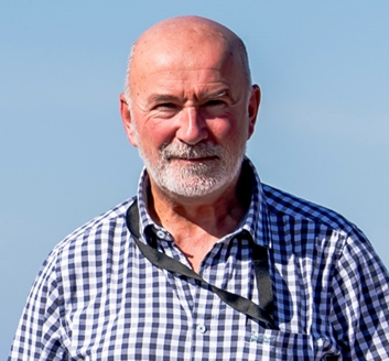 Graham Courtney looking at the camera