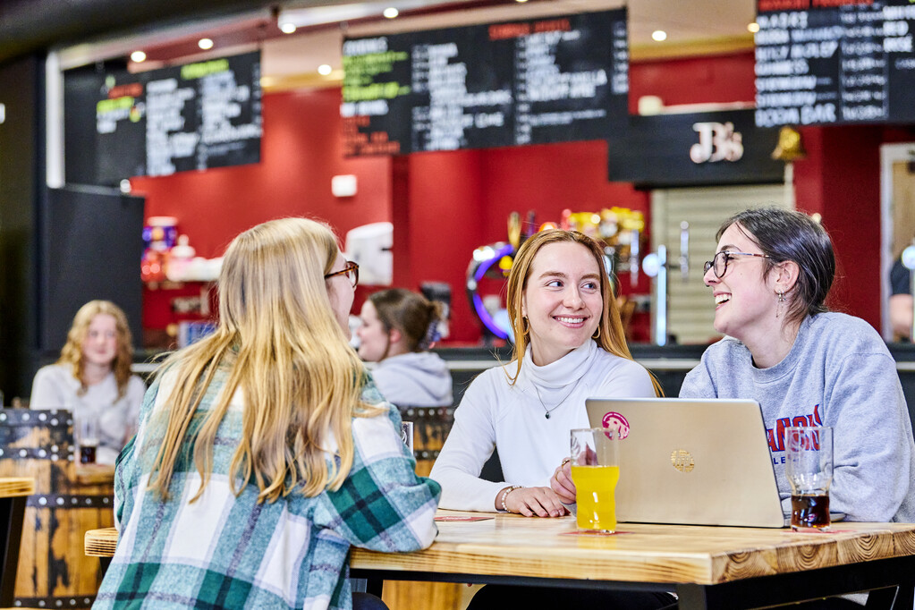 students sitting in JBs
