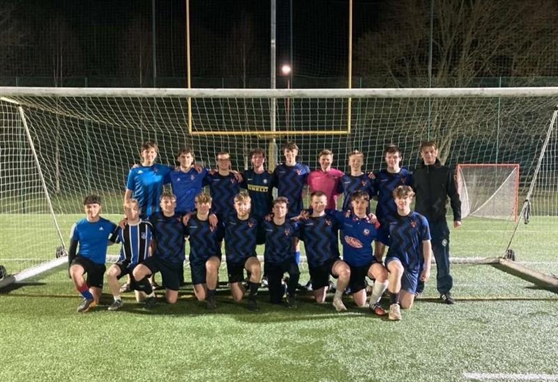 Mens football at trevs