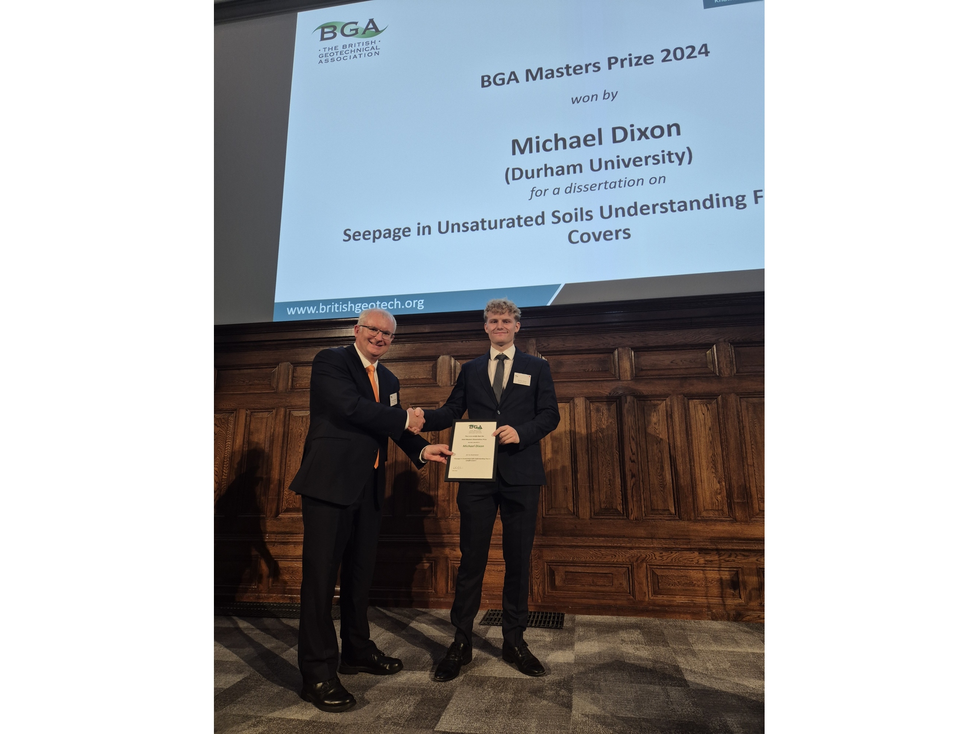 Michael Dixon BGA Masters Prize 2024