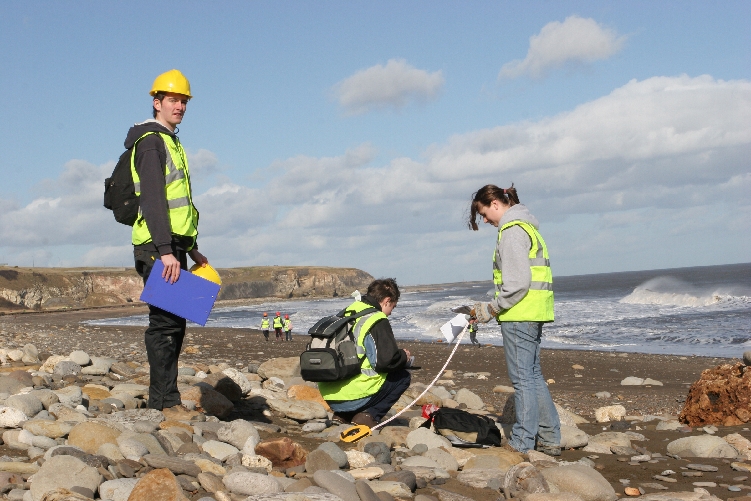 Students at Geography Field Trip