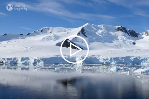 Video still from Antarctica, ice melt and global sea level rise