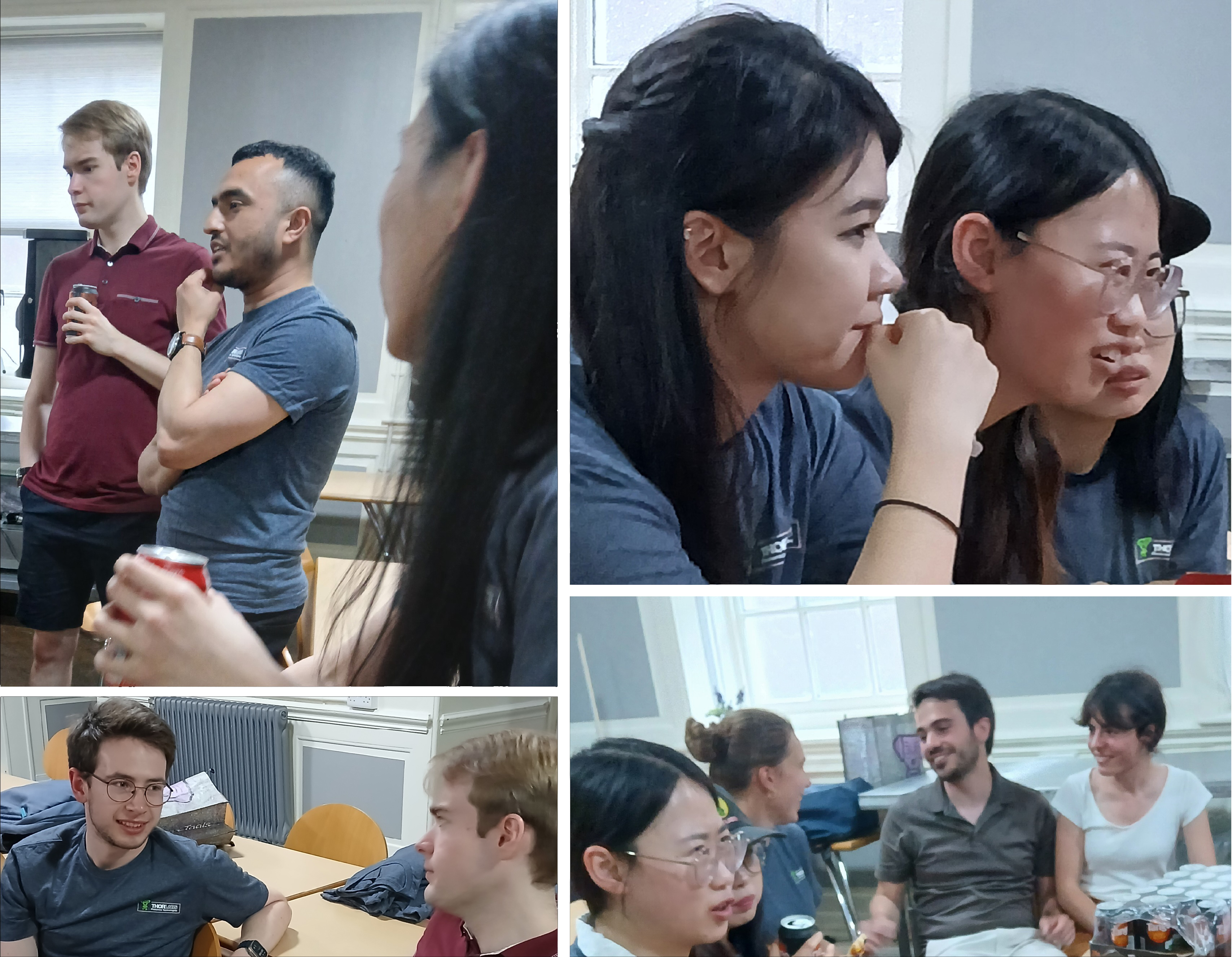 Students engaging with each other over drinks at STEM ECR Networking and Careers Event