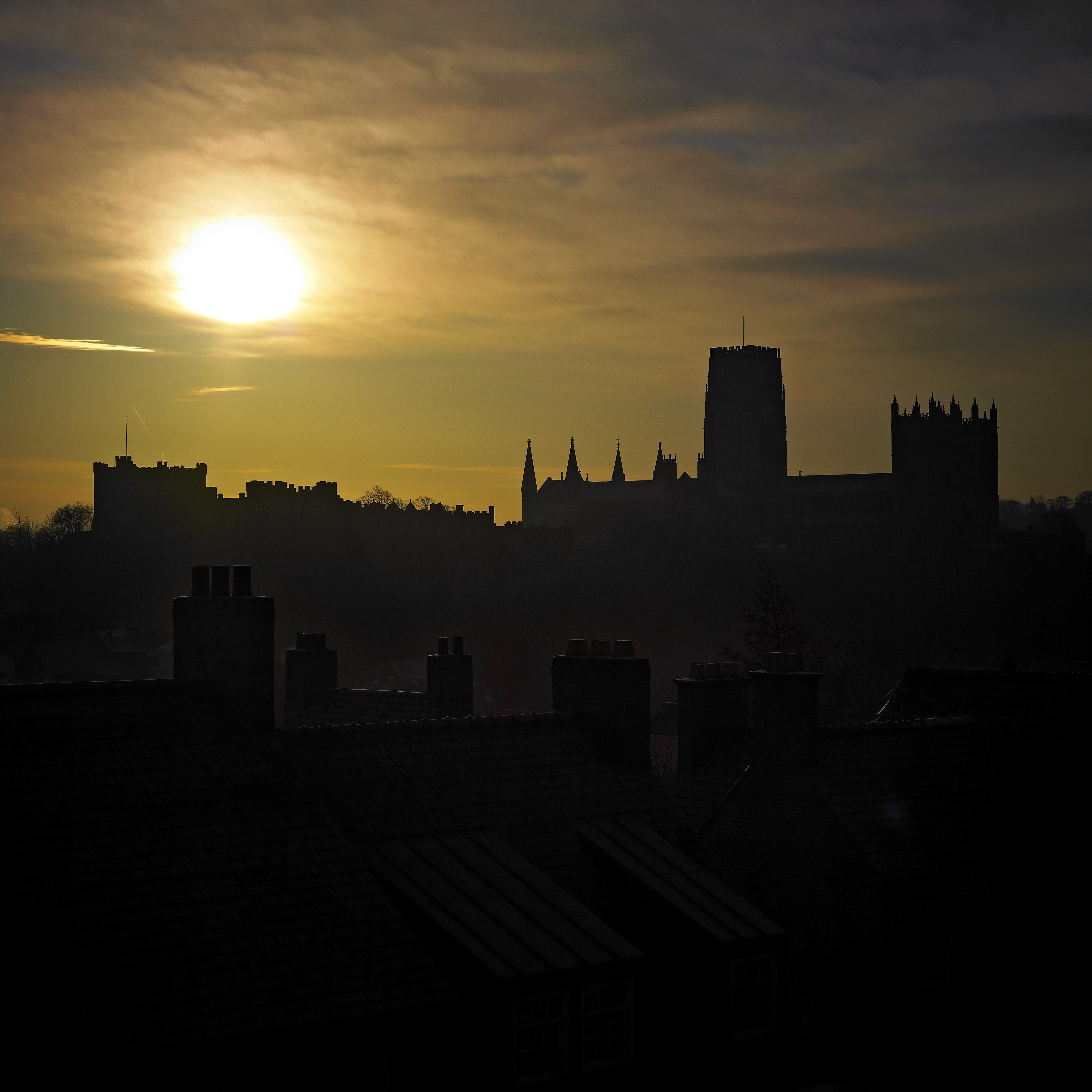 A view of the Castle and Cathedral from Durham Train Station