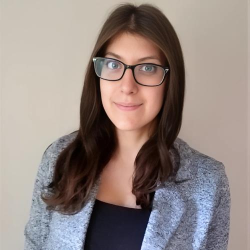 Visiting PhD student Talia Ritondo posing for a photo