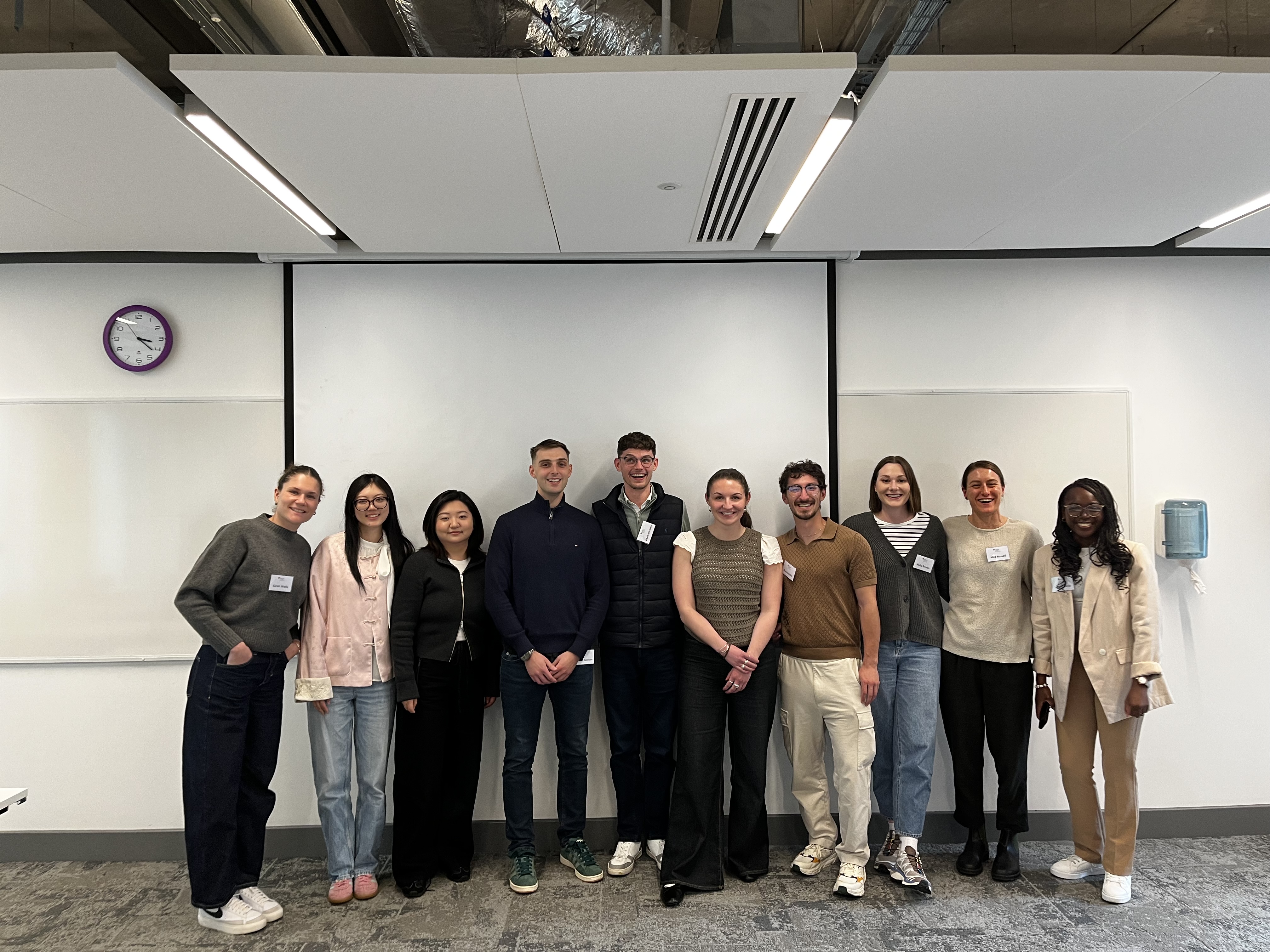 The PGR community posing for a photo