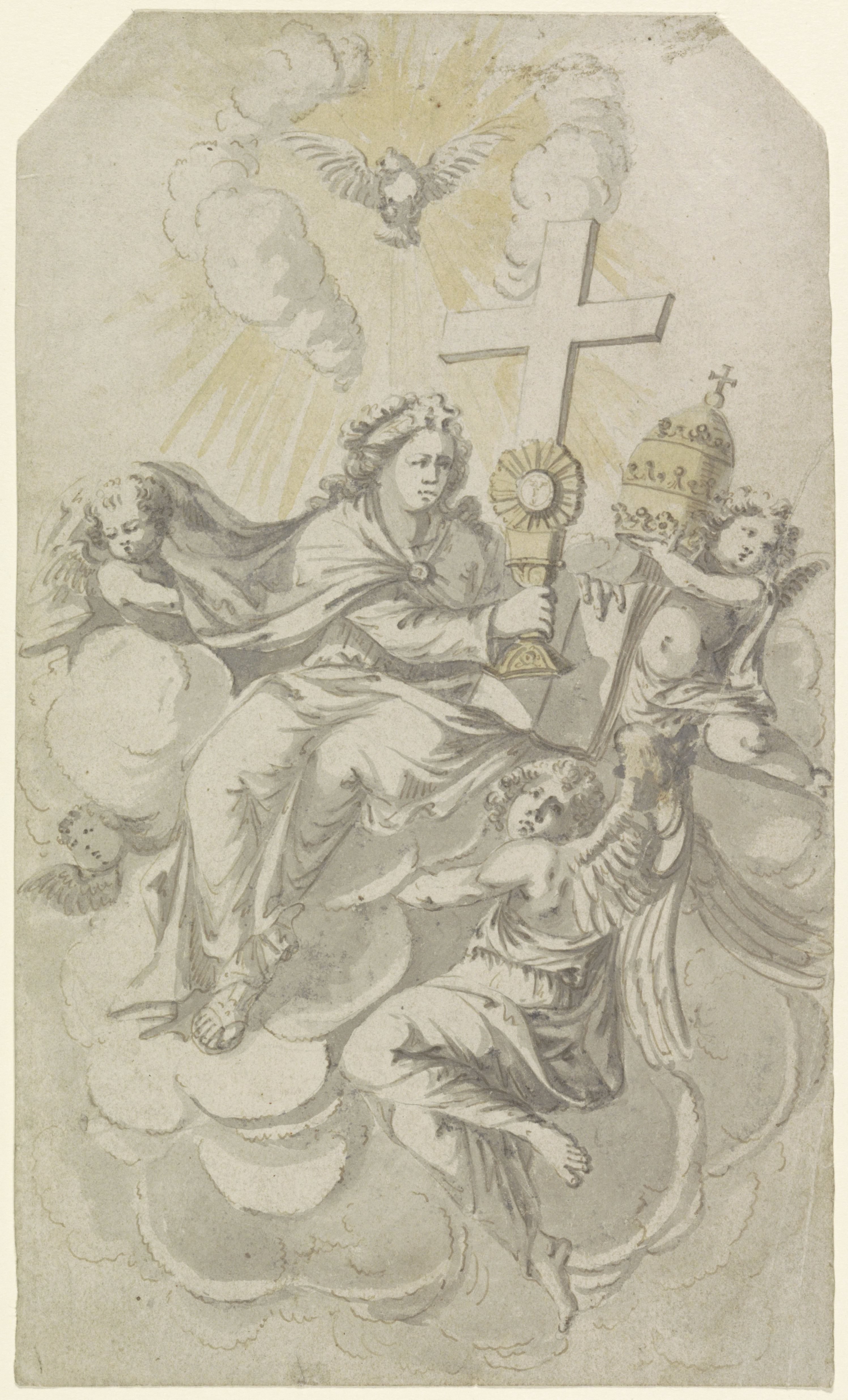 A religious themed fresco