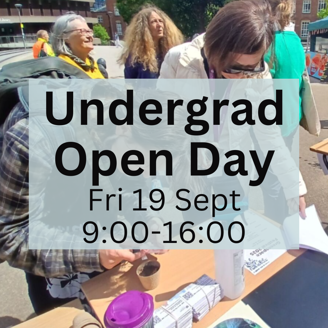 undergrad open day 19 Sept 2025