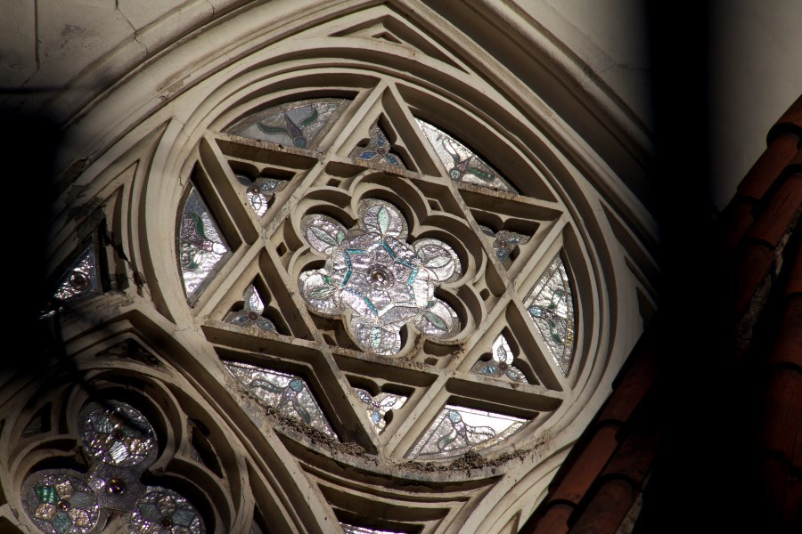 Star of David on a building structure