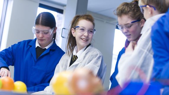 Secondary school pupils attending the Durham Schools' Science Festival
