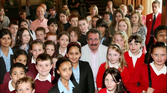 Pupils at the London launch of Scopic