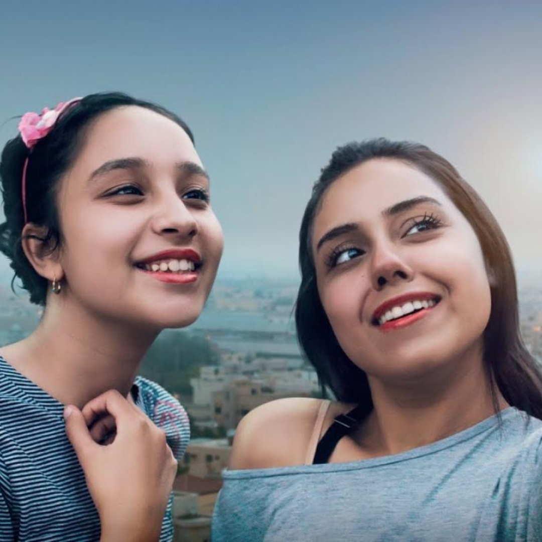 Two young women taking a selfie